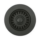 3-1/2 in. Plastic Basket Strainer in Anthracite