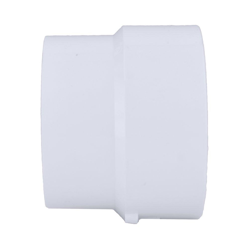 White PVC DWV x Sewer & Drain Coupling 