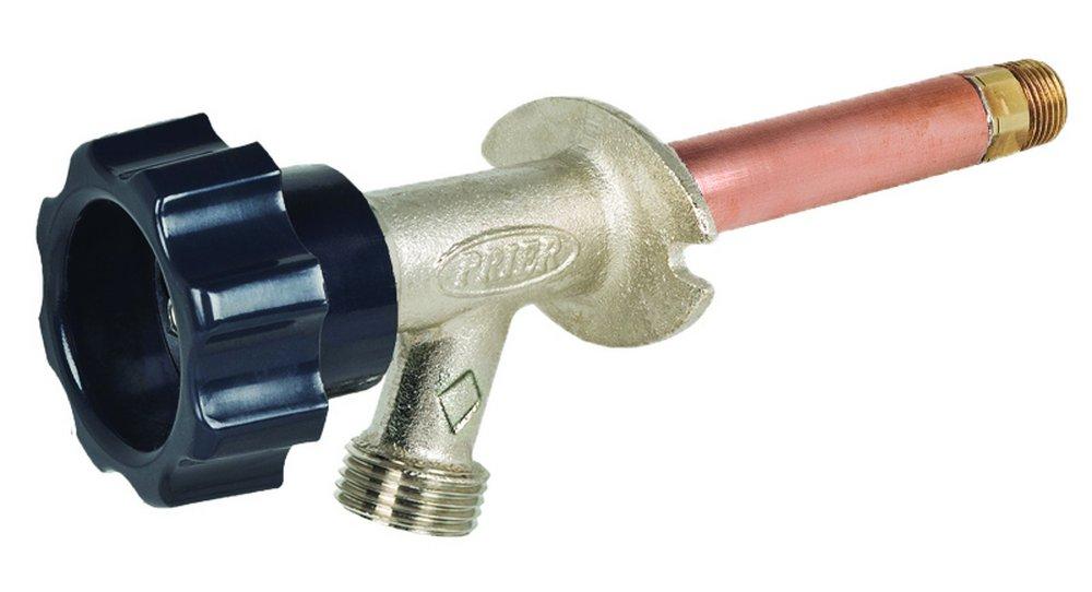 PRIER Products Satin Nickel Plated MPT Wall Hydrant 