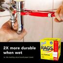 Scott® White 13 in. Rag in White 