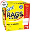 Scott® White 13 in. Rag in White 