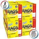 Scott® White 13 in. Rag in White 