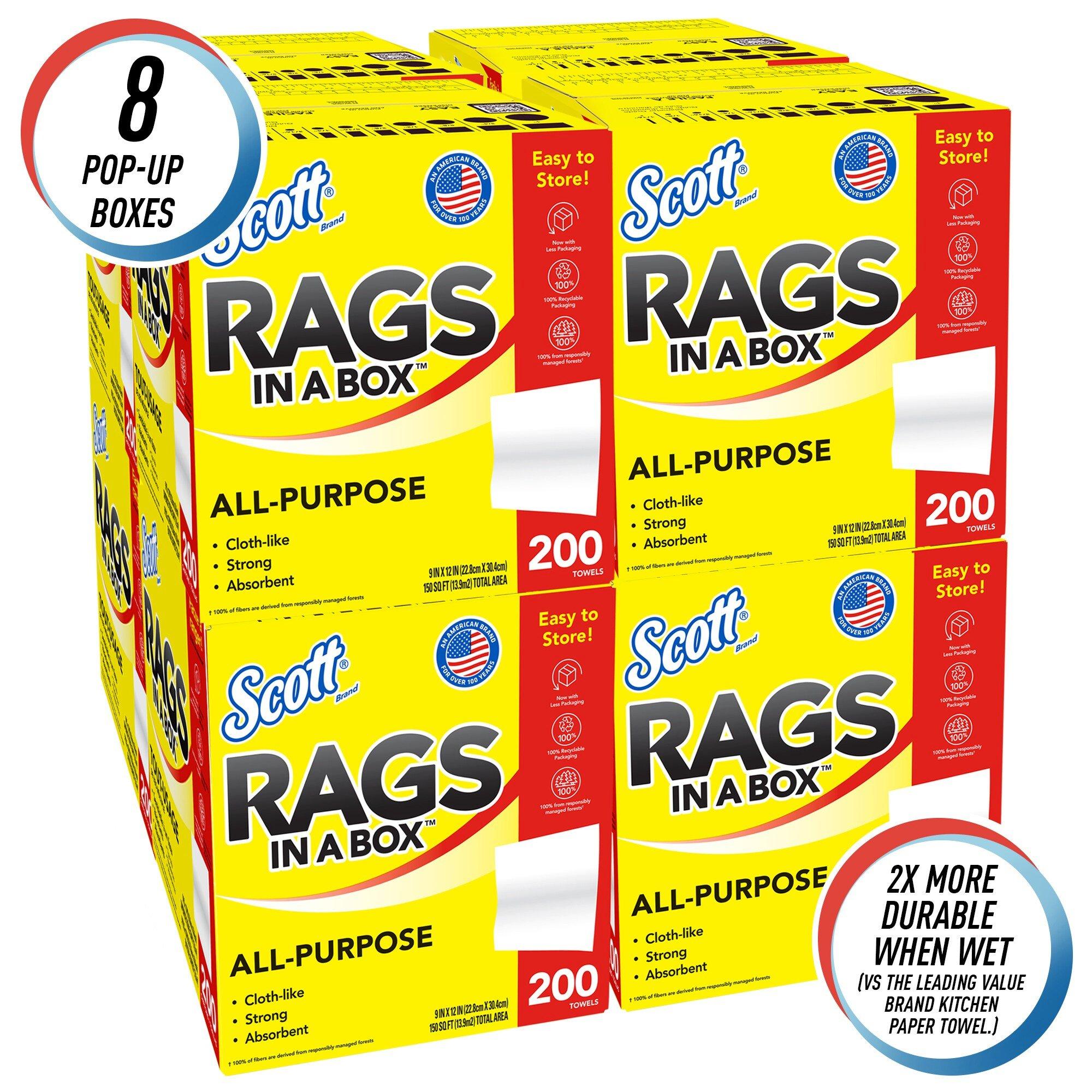 Kimberly-Clark Professional&trade; White 13 in. Rag in White 