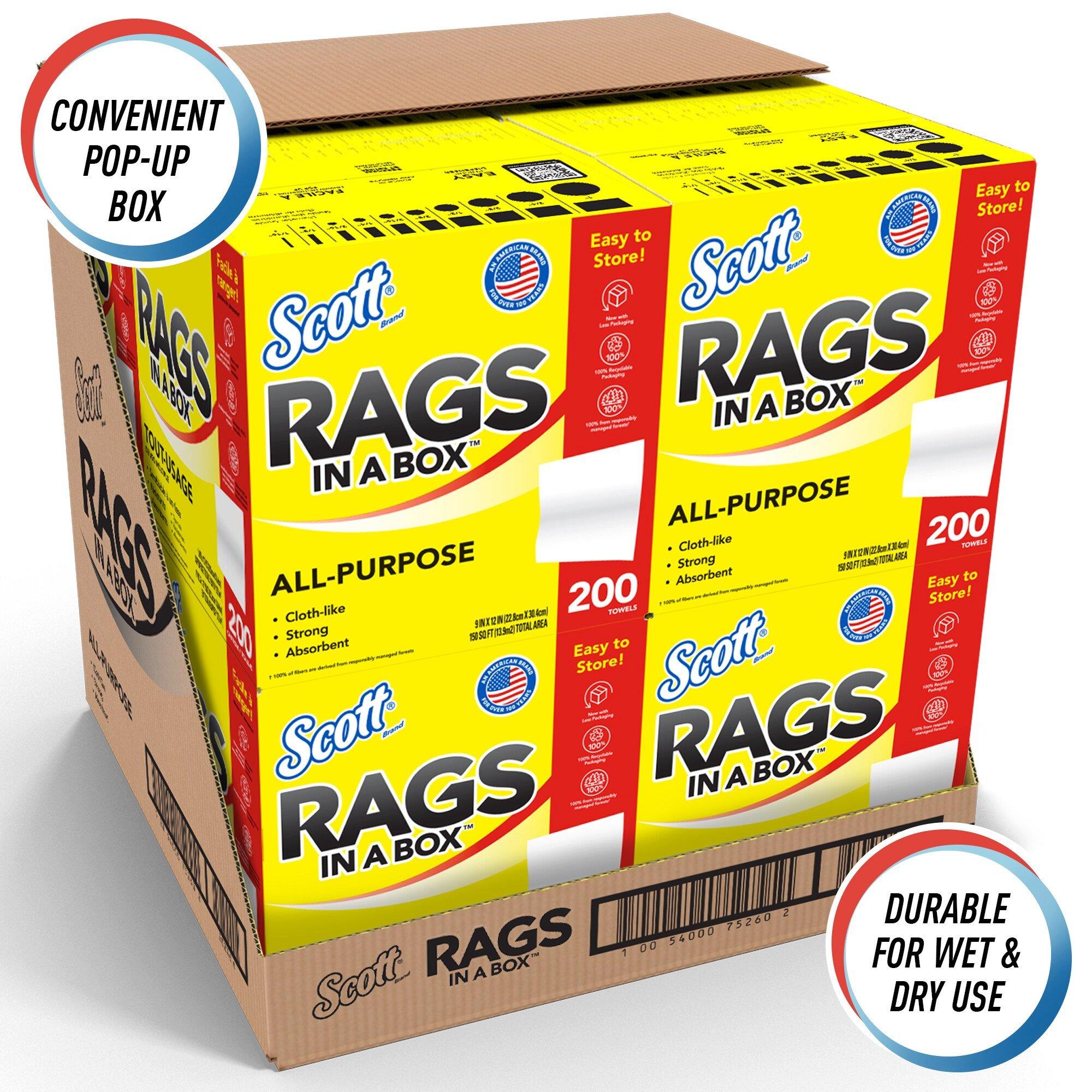 Kimberly-Clark Professional&trade; White 13 in. Rag in White 