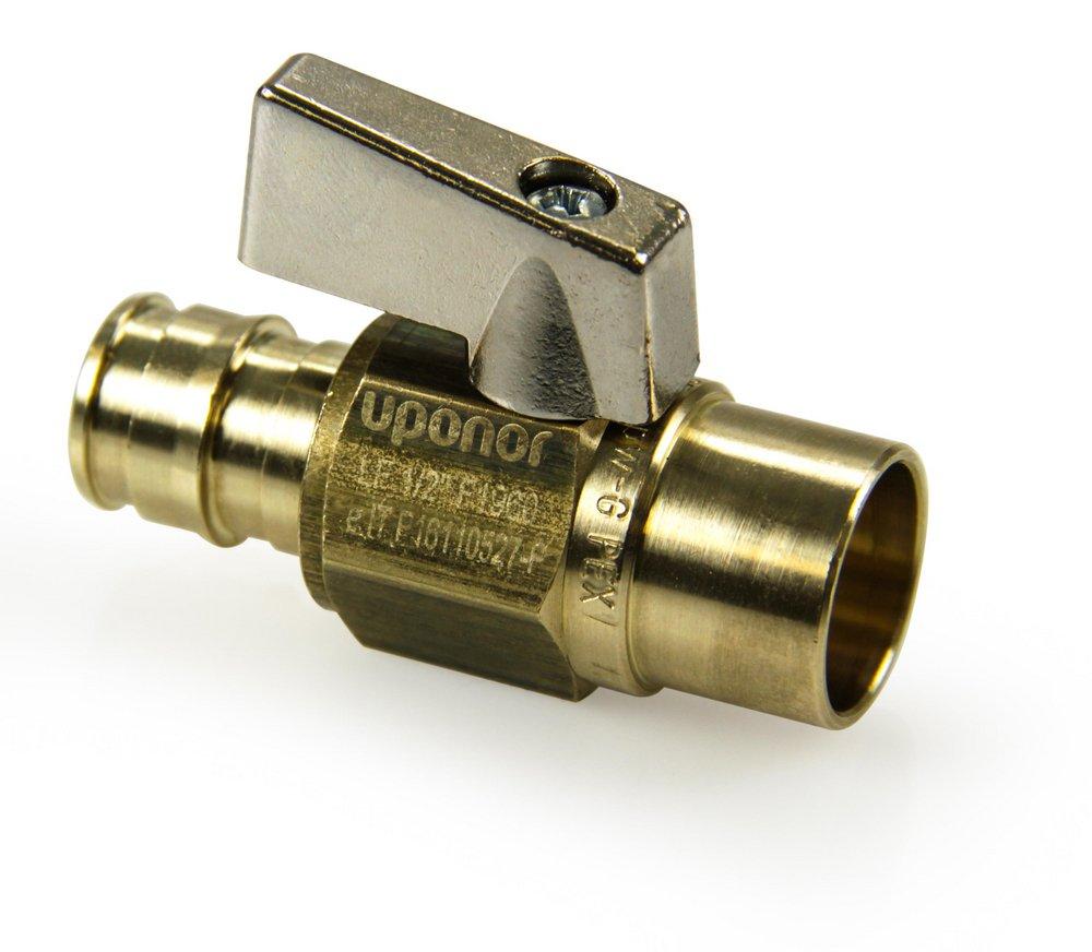 Uponor Brass Full Port F1960 x Sweat 250# Ball Valve 
