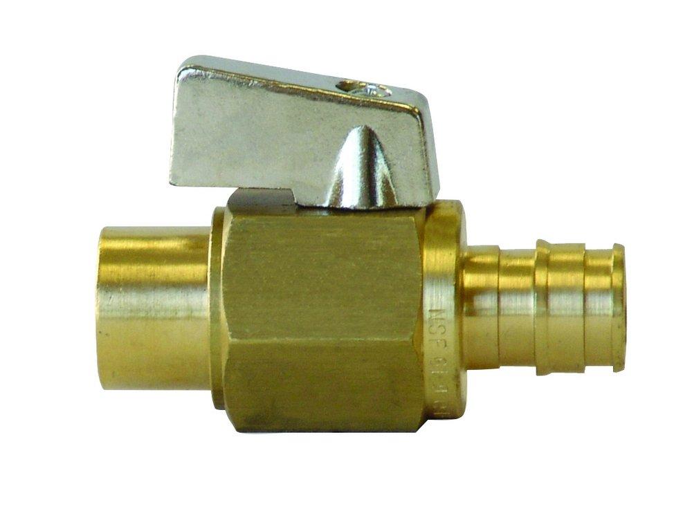 Uponor Brass Full Port F1960 x Sweat 250# Ball Valve 