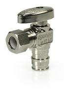 Uponor Chrome Plated F1960 x Compression Oval Handle Angle Supply Stop Valve in Chrome Plated 