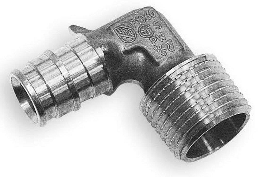 Uponor 1/2 in. Brass PEX Expansion x MPT 90&deg; Elbow 