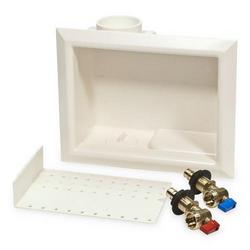 Wallmount Outlet Box With 1/2 Turn Propex Valve in White