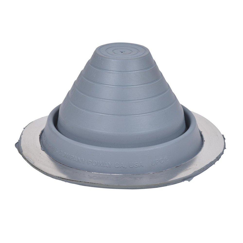 Oatey&reg; Black Plastic 7-3/4 in. Roof Flashing (Carton of 5) 