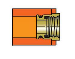 1 x 1/2 in. Spigot x FPT 175 psi CPVC Sprinkler Bushing