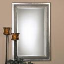 Uttermost Company Silver Leaf 23 in. Triple Beaded Vanity Mirror in Silver 