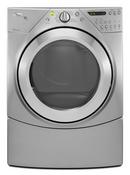 27 in. 7.2 cf 240V 12-Cycle Electric Steam Dryer in Lunar Silver