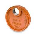 6 in. Grooved Painted Ductile Iron Drain Cap