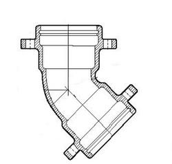 6 x 12 in. Mechanical Joint x Plain End Ductile Iron C153 Offset (Less Accessories)