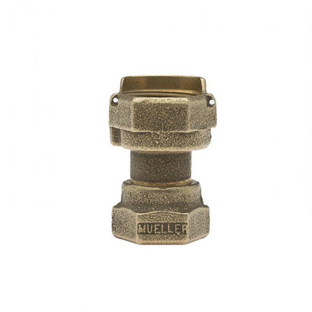 Mueller Company Meter x FIP Brass Straight Meter Coupling 