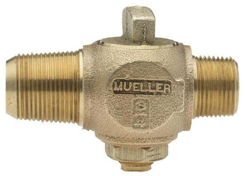 Mueller Company CC Taper Threaded x MIP Brass Corporation Stop 