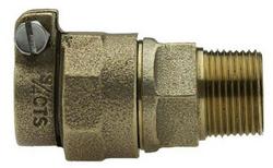3/4 x 1 in. Compression x MIPT Cast Brass Alloy Reducing Coupling