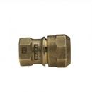 1 x 3/4 in. Flared Threaded x CTS Compression Brass Reducing Coupling