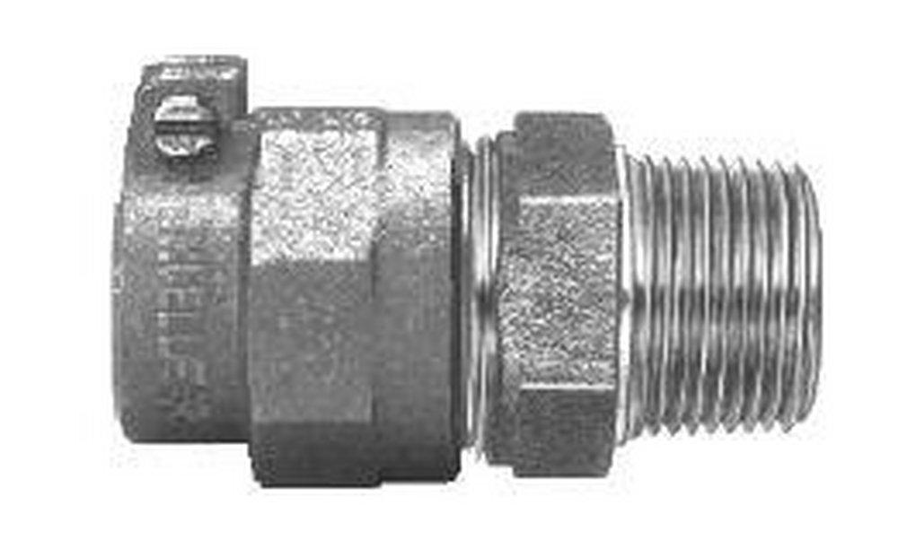 Mueller Company Pack Joint x MIPT Cast Brass Alloy Coupling 