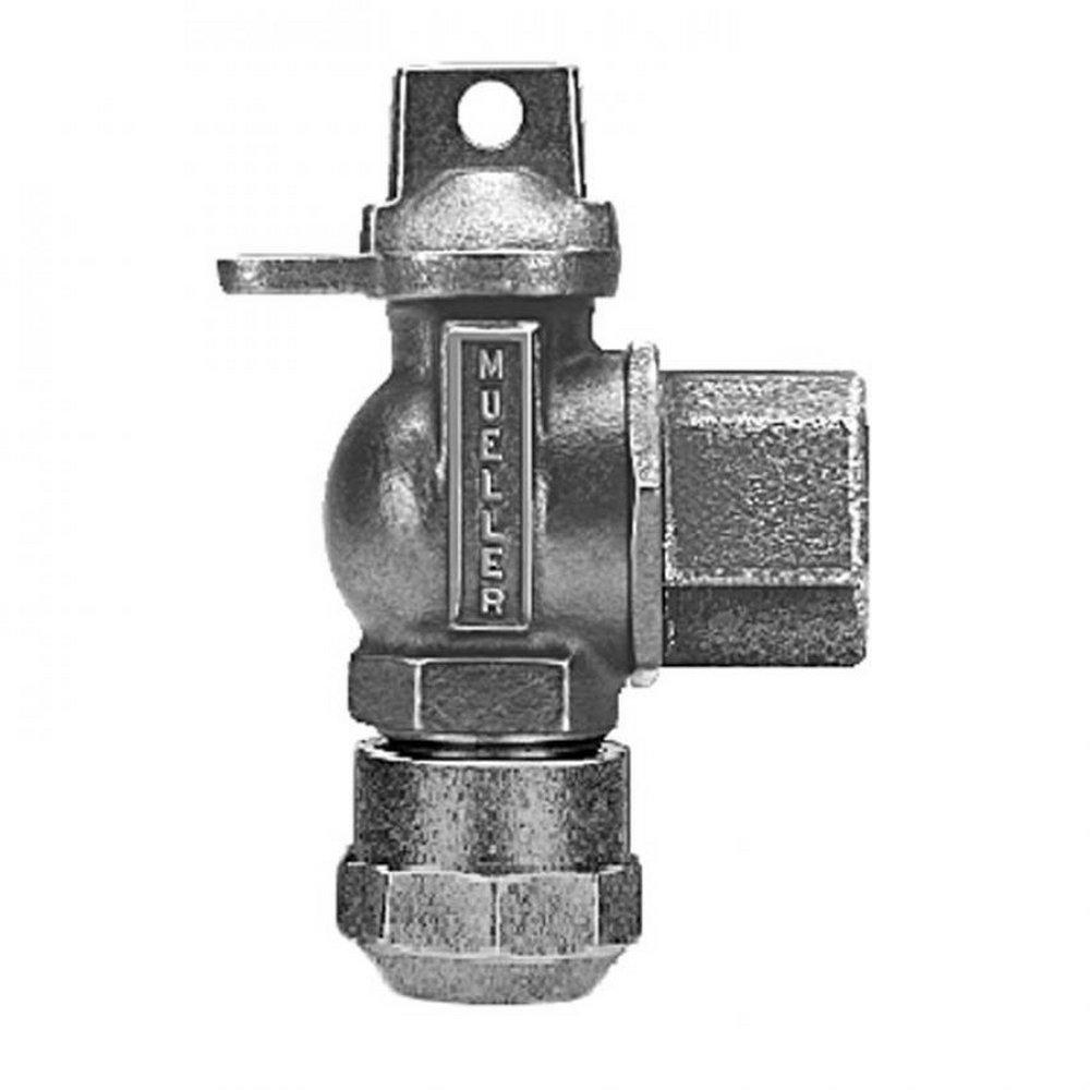 Mueller Company CTS Compression x FIP Angle Ball Valve 