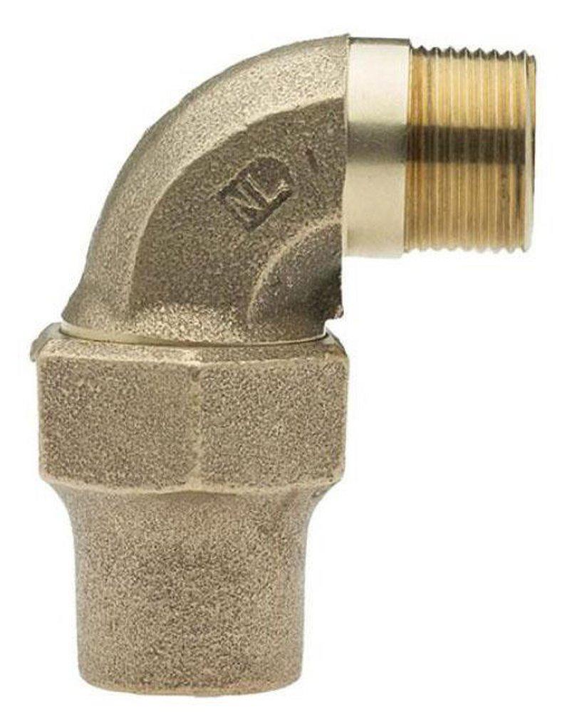 Mueller Company MIP x Copper 90 Degree Elbow Bend 