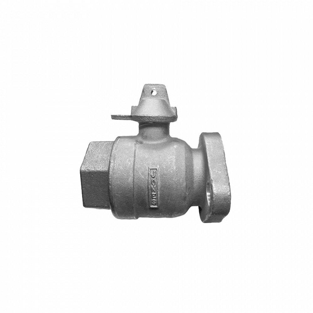 James Jones Company Flanged x FIP Brass Ball Valve Curb Stop 