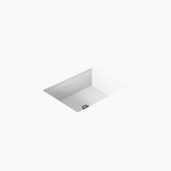 19-13/16 in. Undermount Rectangular Vitreous China Bathroom Sink in White