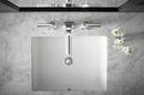 KOHLER White 19-13/16 in. Undermount Rectangular Vitreous China Bathroom Sink 