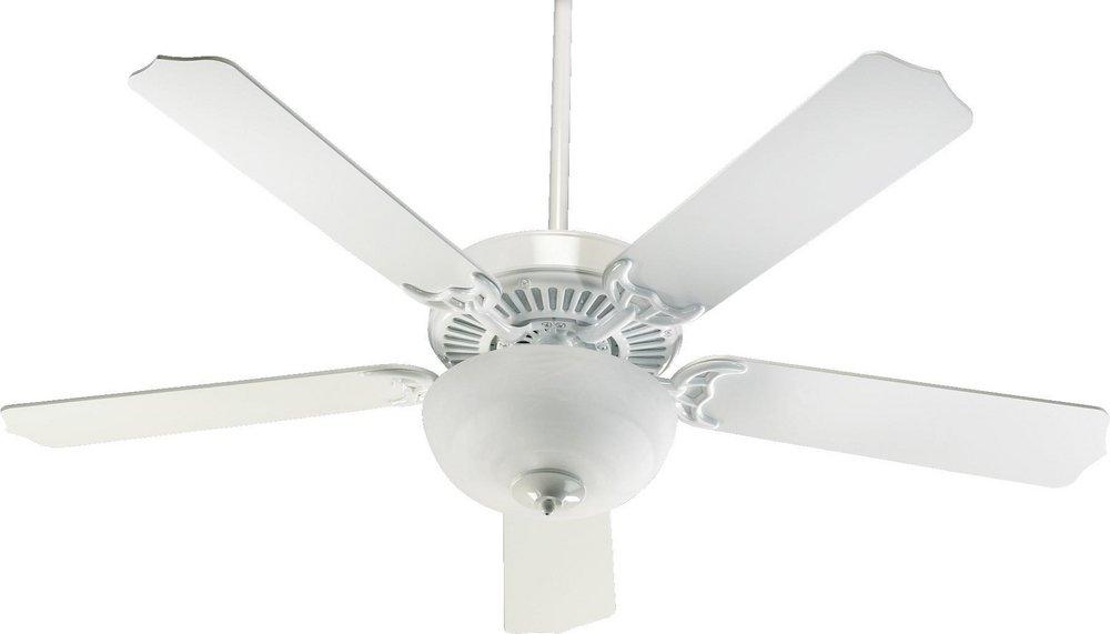 Quorum International White 52 in. 5-Blade Ceiling Fan 