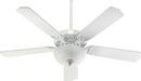 Quorum International White 52 in. 5-Blade Ceiling Fan 