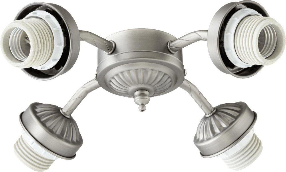 Quorum International Antique Silver 3 in. 13W 4-Light Kit 