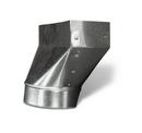2-1/4 x 12 x 5 in. Straight Boot Galvanized Steel 30 ga