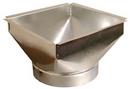 6 x 6 in. Funnel Pan Flange