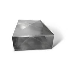 14 x 10 x 48 in. Galvanized Steel Rectangular Duct Pipe