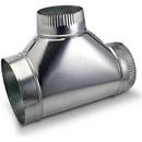 8 x 6 in. Duct Tee with Crimp 