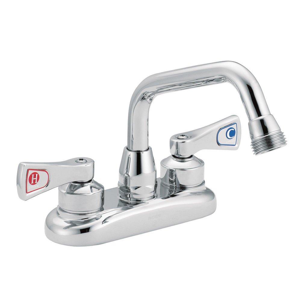 Moen Chrome Plated Two Lever Handle Laundry Faucet 