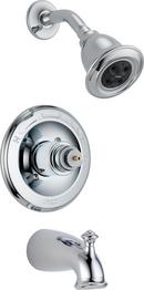 Tub and Shower Trim with H2Okinetic Showerhead in Polished Chrome (Less Handle) (Trim Only)