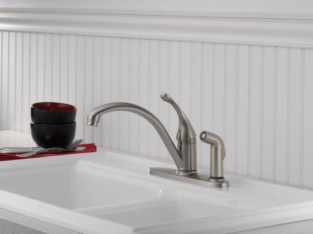 Delta Faucet Chrome Single Handle Kitchen Faucet 