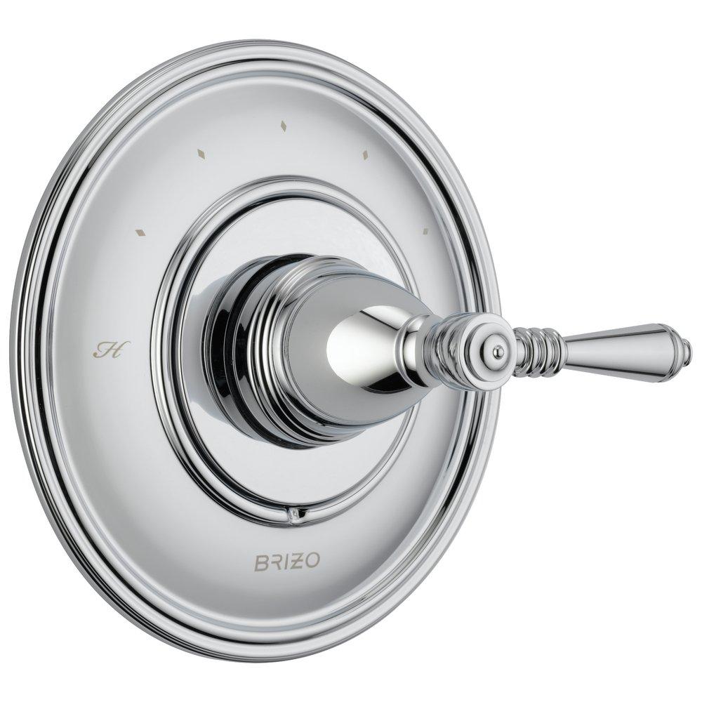 Brizo Chrome Thermostatic Valve Trim with Single Lever Handle 