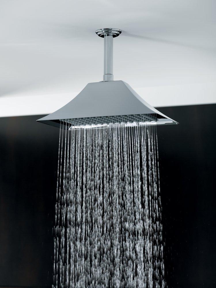 Brizo Venetian Bronze 1/2 x 2-3/8 x 6 in. NPT Solid Brass Shower Arm and Flange 