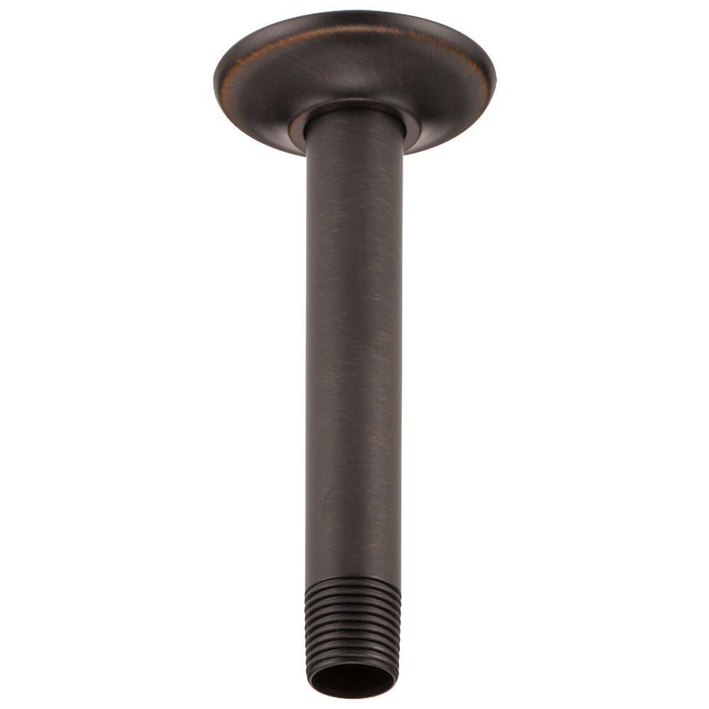 Brizo Venetian Bronze 1/2 x 2-3/8 x 6 in. NPT Solid Brass Shower Arm and Flange 