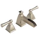 Brizo Brushed Nickel Two Handle Widespread Bathroom Sink Faucet 