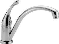 Single Handle Kitchen Faucet in Chrome