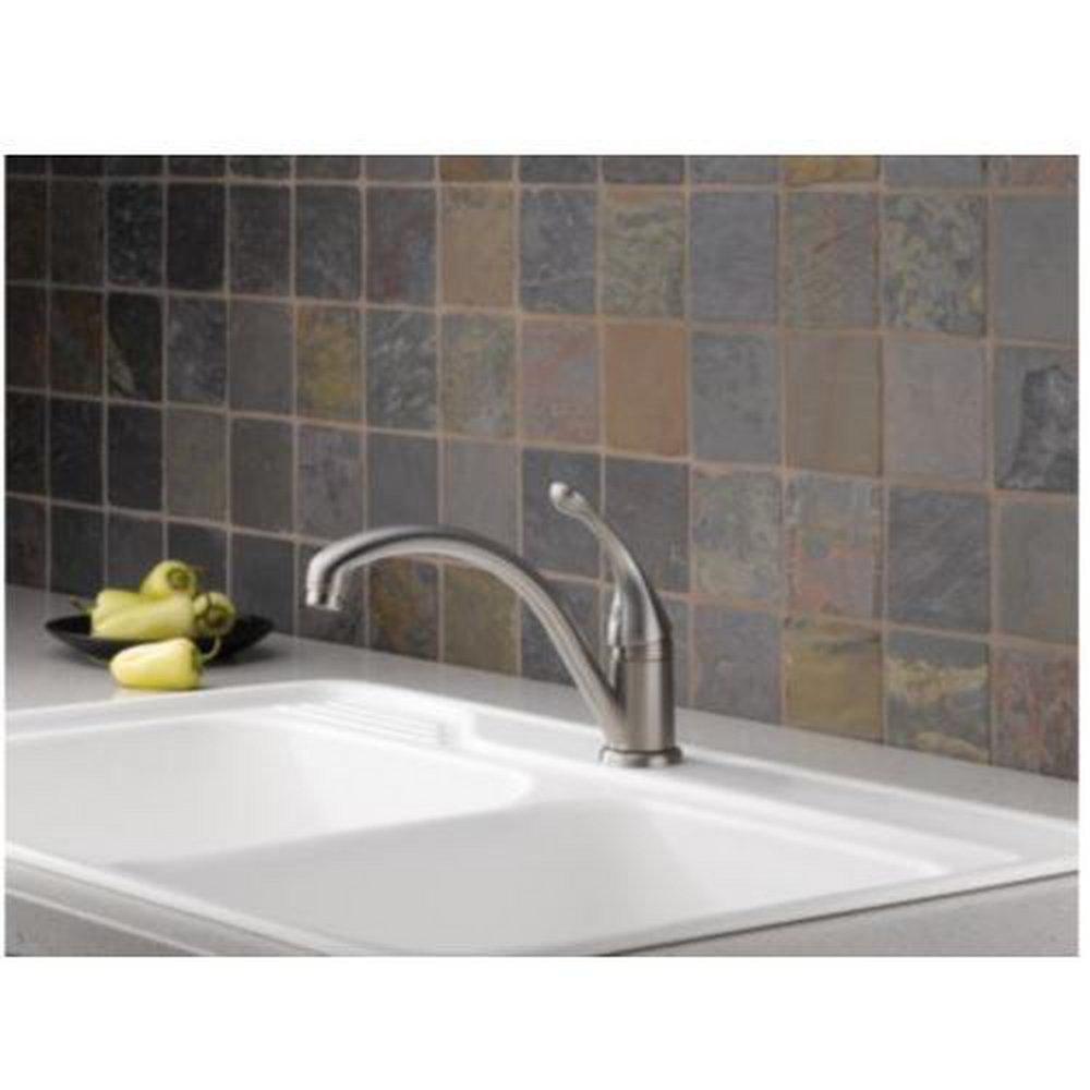 Delta Faucet Stainless Single Handle Kitchen Faucet 