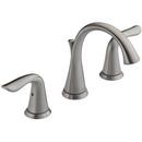 1.5 gpm 3-Hole Widespread Bathroom Sink Faucet with Double Lever Handle in Brilliance Stainless