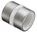 White FPT Schedule 40 PVC Coupling 