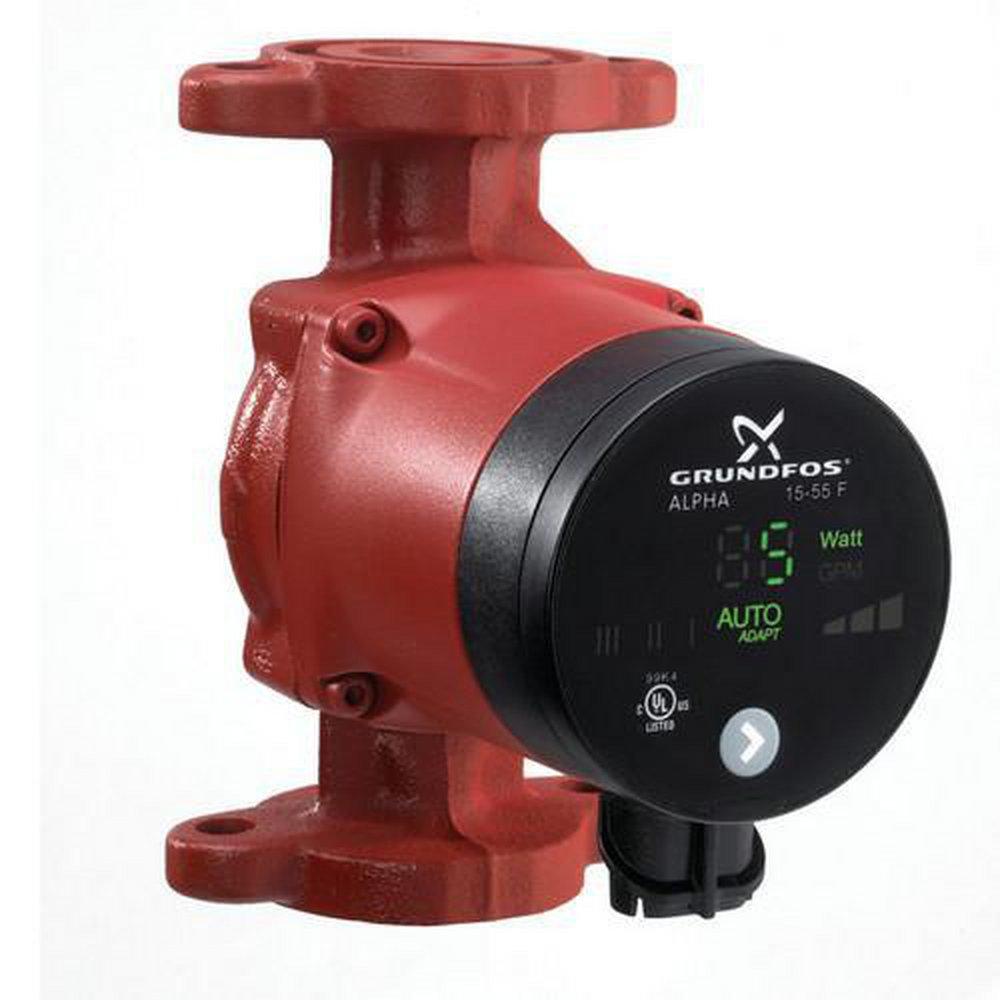 Grundfos 15-55F/LC .06 HP 115V Cast Iron Circulator Pump 