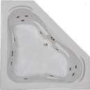 American Whirlpool White 20-3/4 x 59-3/4 x 59-3/4 in. Corner Bathtub with Center Drain 