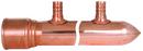 Copper Solvent Weld x Spin Closed 1 in. 6 Outlet Valve Manifold